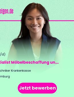 Spezialist Möbelbeschaffung und Rahmenvertragsmanagement (m/w/d) - Hamburg