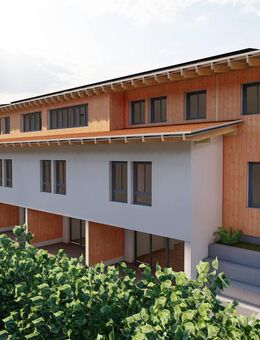Familienfreundliche Neubau-Reihenhauswohnung Eckwohnung (EG+OG) mit Garten - Seeon-Seebruck