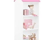 Design Bücherregal für Kinder Haus 130 cm weiß-rosa Kinderzimmer - Wuppertal