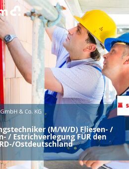 Anwendungstechniker (M/W/D) Fliesen- / Naturstein- / Estrichverlegung FÜR den RAUM NORD-/Ostdeutschland - Hamburg