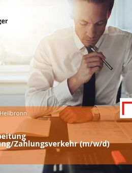 Sachbearbeitung Buchhaltung/Zahlungsverkehr (m/w/d) - Heilbronn