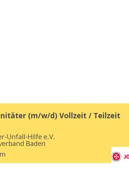 Rettungssanitäter (m/w/d) Vollzeit / Teilzeit - Mannheim