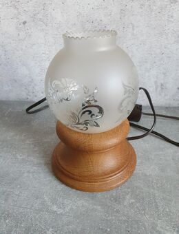 Lampe mit Holzfuss - Dinslaken