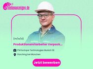 Produktionsmitarbeiter Verpackung (f/m/d) - Garching (München)
