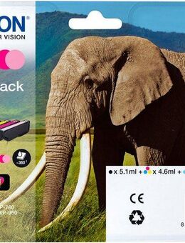 Epson Elefant Claria Photo HD Multipack Tintenpatrone