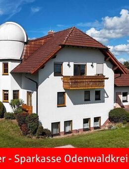 Feldrandlage pur. Dem Himmel ganz nah. Wohnhaus mit Sternwarte in Odenwälder Höhenort - Michelstadt