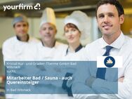 Mitarbeiter Bad / Sauna - auch Quereinsteiger - Bad Wilsnack