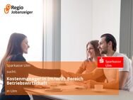 Kostenmanager:in (m/w/d), Bereich Betriebswirtschaft - Ulm