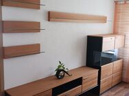 Moderne Wohnwand/Schrankwand Holzoptik - Dresden