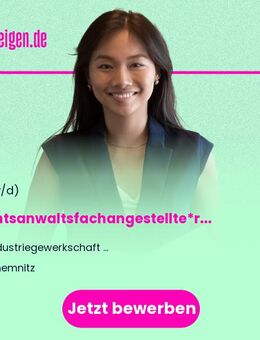 Rechtsanwaltsfachangestellte*r (m/w/d) - Chemnitz