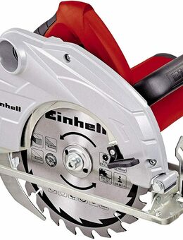 Einhell Handkreissäge TC-CS 1400 (1400 W, max. 66 mm, Sägeblatt Ø 190, 24 Zähne, Softstart, Parallelanschlag) Set 34251 - Wuppertal