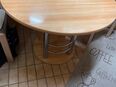 Rundtisch mit Chrom ausziehbar in 81539