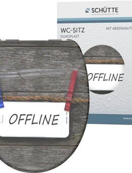 Schütte WC-Sitz Offline, Duroplast, mit Absenkautomatik