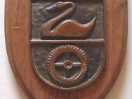 ⭕ Marine Tender Neckar Messing-Wappen auf Holz - Dassel