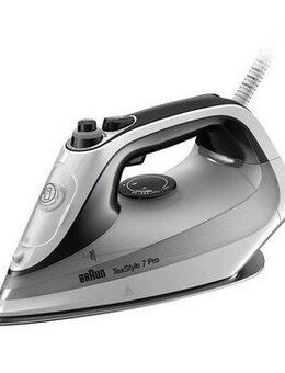 Braun Dampfbügeleisen TexStyle 7 SI 7149 WB - 2.900 W, 220 g Dampfstoß, 300 ml Wassertank, 2900 W, 50 g Dampfmenge, EloxalPlus Bügelsohle, autom. Sicherheitsabschaltung