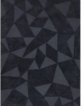 FLAIR RUGS Wollteppich Shard, rechteckig, Höhe: 10 mm, Hoch-Tief Effekt, Handgearbeitet