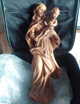 Madonnenfigur massiv Holz - München Berg am Laim