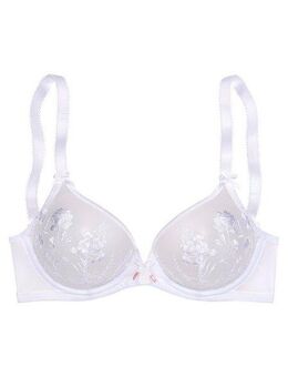LASCANA Bügel-BH Maria mit Blumen aus edler Stickereispitze, transparente Unterwäsche