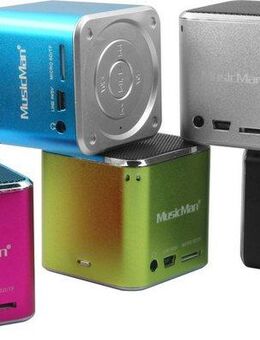 Technaxx BT-X2 Lautsprechersystem (Bluetooth, Mini Musicman Wireless Soundstation)