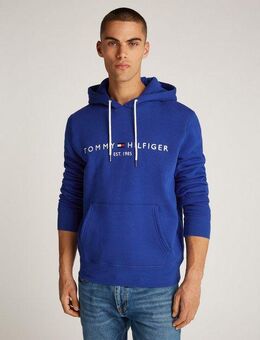 Tommy Hilfiger Kapuzensweatshirt TOMMY LOGO HOODY mit Kapuze und Kängurutasche unifarben, casual, regular fit, Baumwollmix, Kapuze