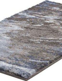 Grund Badematte Magma, Höhe 20 mm, rutschhemmend beschichtet, fußbodenheizungsgeeignet, Polyacryl, rechteckig, Badematte in abstraktem Design