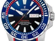 Festina Quarzuhr Diver Collection F20662/1, Armbanduhr, Herrenuhr, Taucheruhr, Silikonarmband, Datum