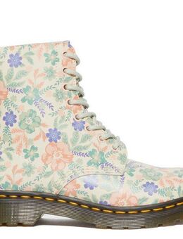 DR. MARTENS 1460 Pascal Schnürboots, Boots mit Blumenprint