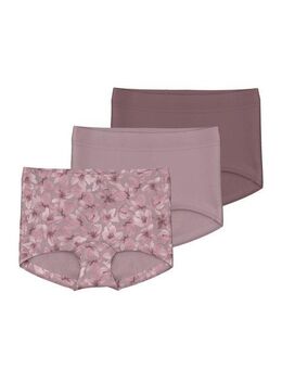 Name It Boxershorts NMFTIGHTS 3P MAUVE FLOWER NOOS (Packung, 3-St)