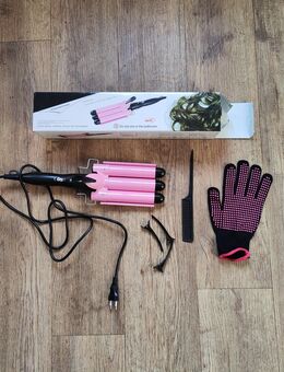 3- er Wellen-Eisen, Lockenstab, neu! - Lucka