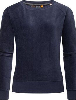 Ragwear Sweater Johanka Velvet Stylischer Damen Pullover in Cord-Optik