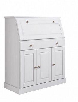 Home affaire Sekretär Rossi, aus massiver Kiefer, variabel verstellbare Einlegeböden, Breite 97 cm