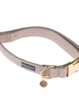 Nomad Tales Calma Halsband, sand - Größe M: 34 - 55 cm Halsumfang, 20 mm breit