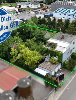 DIETZ: Wohn-und Geschäftshaus mit 817,73 qm Gesamtfläche! Genehmigte Bauvoranfrage für weiteren Bau! - Rodgau