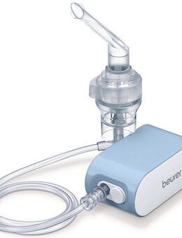 BEURER Inhalationsgerät IH 60 zur Behandlung der oberen und unteren Atemwege, Entspannte Anwendung durch flüsterleisten Betrieb