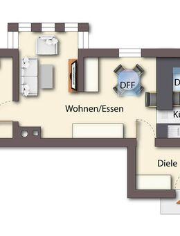 Dachgeschosswohnung in Ortsrandlage! - Riedlingen