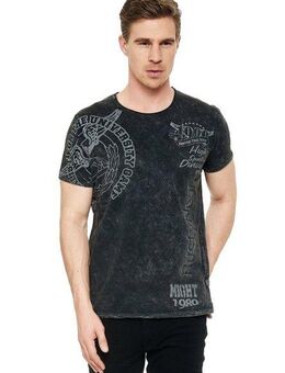 Rusty Neal T-Shirt mit eindrucksvollem Print