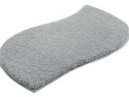 my home Badematte Merida, Badvorleger, Badezimmer Teppich, Höhe 32 mm, rutschhemmend beschichtet, fußbodenheizungsgeeignet, schnell trocknend, strapazierfähig, Kunstfaser, wellenförmig, Badteppich, Uni Farben, rechteckig, rund & als 2-tlg. Set erhältlich
