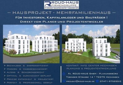 + EXKLUSIVES MEHRFAMILIENHAUS-PROJEKT! +