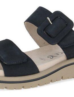 Caprice Pantolette, Keilabsatz, Bequemschuh, Schlüpfschuh mit Zierschnalle, Weite H