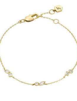 Fossil Armband Schmuck Geschenk Metall ELLIS, JA7288710, mit Zirkonia (synth)