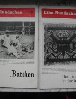 Ikatten Batiken Textilhandwerk Ciba Rundschau Basel 1941-1953 zus. 9,- - Flensburg