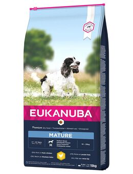 Eukanuba Thriving Mature Medium Breed Huhn - Sparpaket: 2 x 15 kg