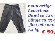 sehr gut erhaltene Leder - Bundhose - Nürnberg