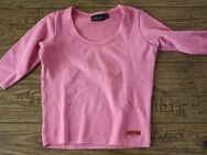 Rose dunkelrose Strickpulli Vacuum Langarmshirt Retroshirt 34 xs Vintage Retro - Hoppegarten