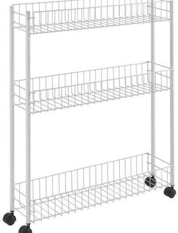 Metaltex Rollwagen Fino, mit 3 Etagen, 60x16x72 cm