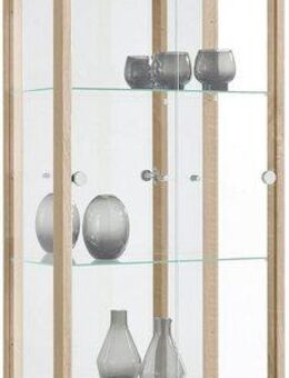 fif möbel Vitrine OPTIMA Standvitrine, Vitrinenschrank, Glasvitrine, Sammlervitrine, LED