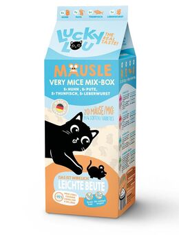 Lucky Lou Mäusle Mixpaket - Sparpaket: 60 x 28 g Mix Selection (4 Sorten)