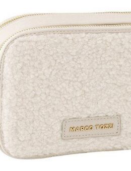MARCO TOZZI Umhängetasche, Damen Kamerabag, Minibag im Teddy-Look