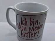 Tasse Erich Rauschenbach Ich Bin Schon Wieder Erster 9cm hoch 8cm breit Scherz - Essen