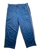 Nike Track Pants Navy L – Weißer Swoosh & Piping 2000s in 01067